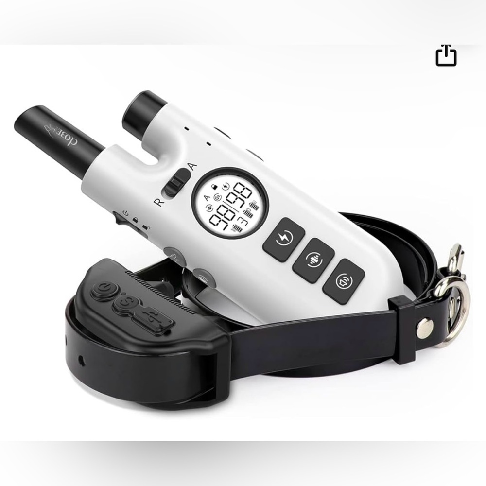 Bark Collar 2 in 1 Dog Training Collar NWB